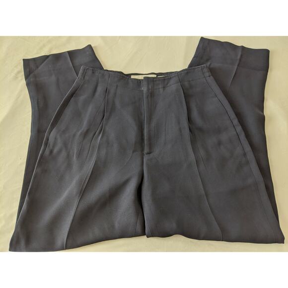 Dana Buchman Black Size 2 Dress Career Business Lined Pants 1 Pleat Pockets - Picture 2 of 7